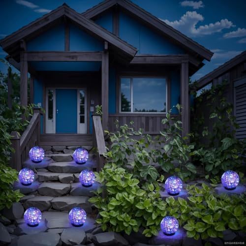 4 Pack 3.9" Solar Garden Lights Outdoor Waterproof (4 Count)
