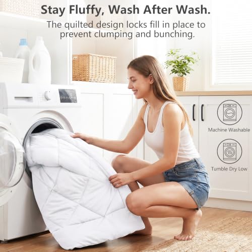 Twin Comforter Set with Sheets White