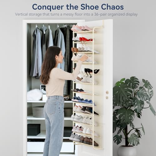 36 Pair Over The Door Shoe Organizer