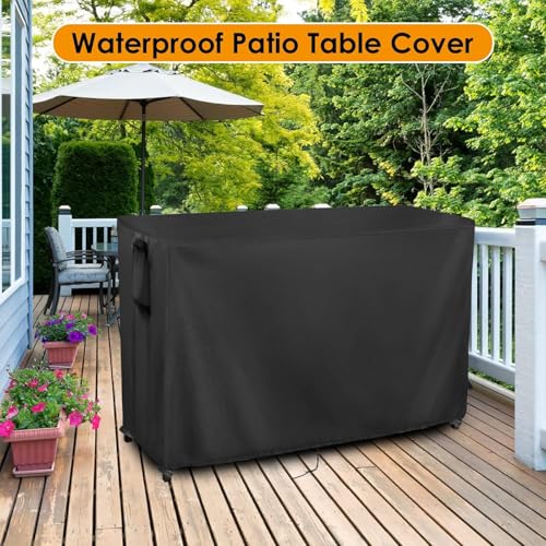 Outdoor Table Cover Waterproof Rectangular 86"L x 43"W x 44"H