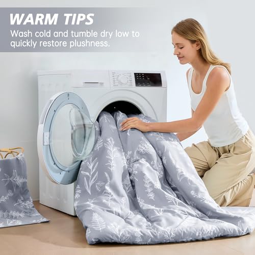Light Grey Full Comforter Set