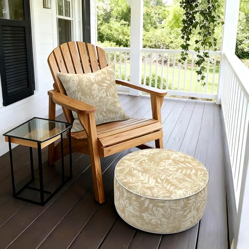 Inflatable Stool Ottoman Footrest with Handle