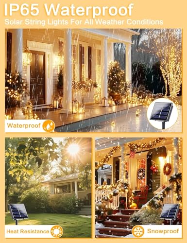 Solar String Lights Outdoor (4 Count)