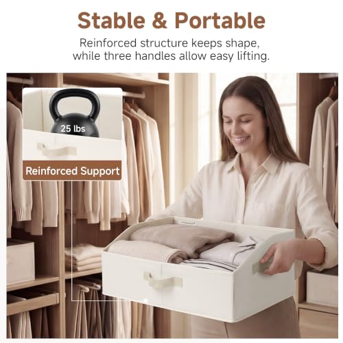 Closet Storage Bins Trapezoid (3 Count)