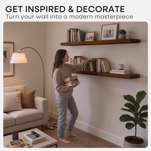 20 Inch Floating Shelves (2 Count)