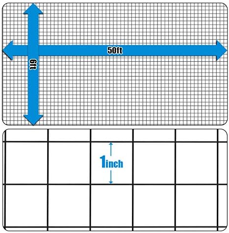Fencer Wire 16 Gauge Black Vinyl Coated Welded Wire Mesh Size 1 inch by 1 inch for Home and Garden Fence and Pet Enclosures Protect Chickens Rabbits and Farmed Animals (f) 6 ft. x 50 ft.)