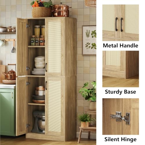 Rattan Pantry Cabinet