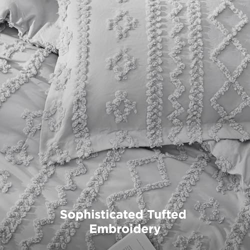 Tufted Boho Comforter Set King Size