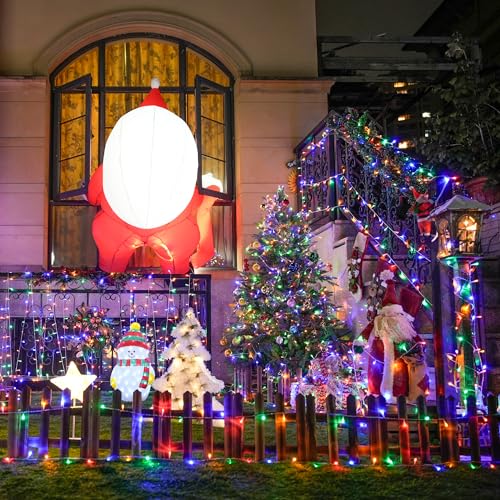 150 LED Multicolor Christmas Tree Lights Indoor Outdoor Waterproof (59 Foot)
