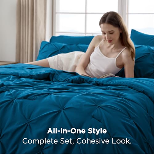 7 Piece California King Comforter Set & Sheets