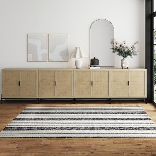 Andrew Bohemian TV Stand or Kitchen Sideboard Credenza (4 Count)