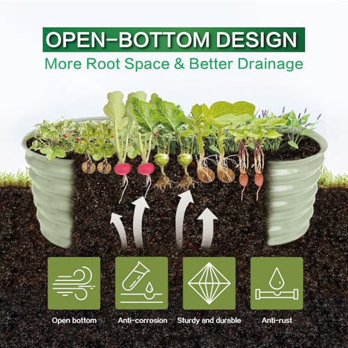 Gardmax Galvanized Raised Garden Bed