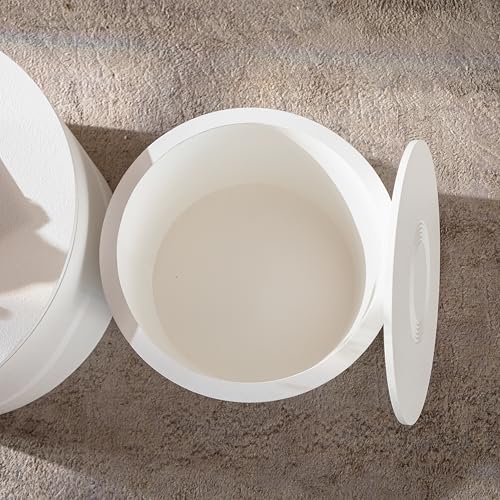 White Round Coffee Table Set of 2 (2 Count)