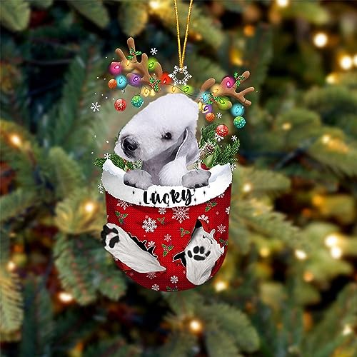 Bedlington Terrier Christmas Tree Ornament