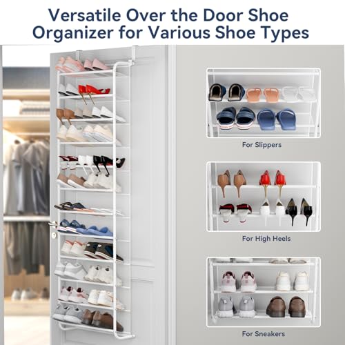 36 Pair Over the Door Shoe Rack