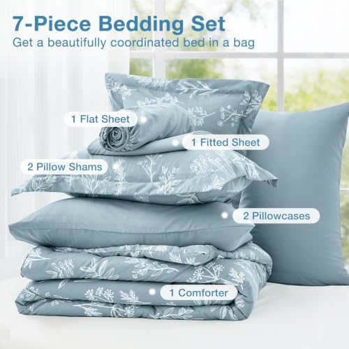 Mineral Blue Cal King Comforter Set