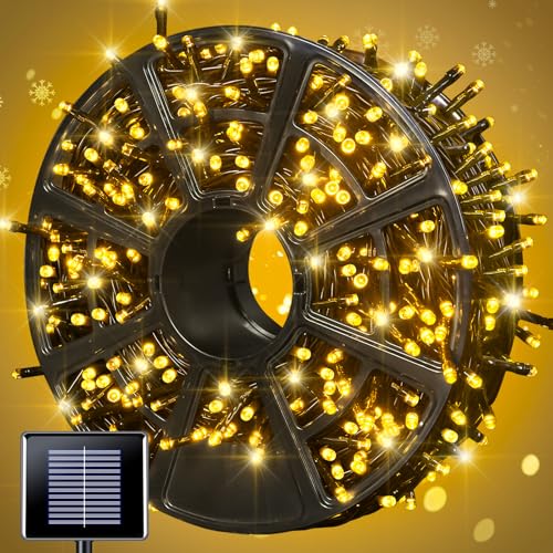 600 LED Solar Christmas Lights (206.7 Foot)