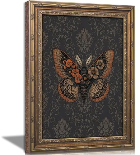 Vintage Gold Framed Butterfly Wall Art