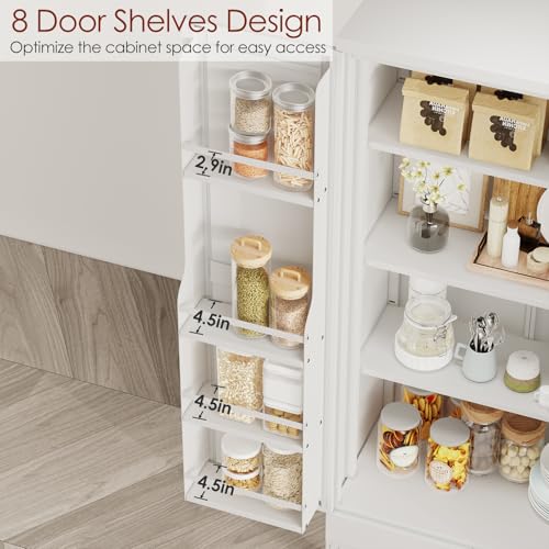 Metal Kitchen Pantry Storage Cabinet