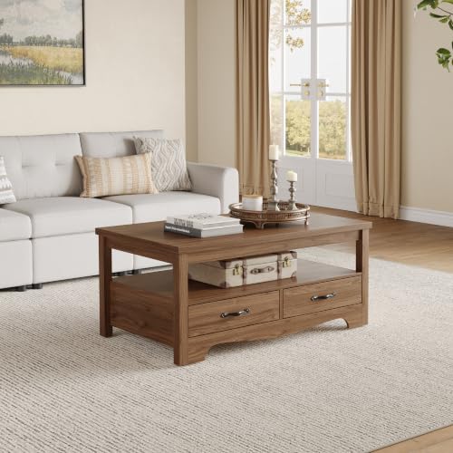 Farmhouse Coffee Table with Storage