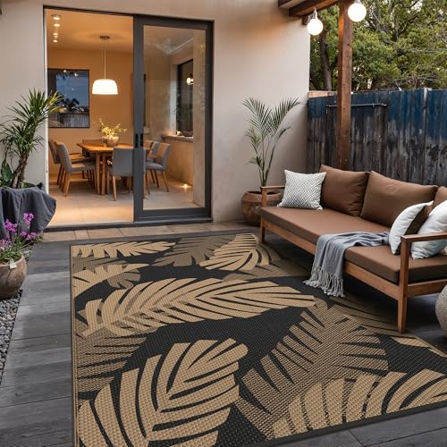 Outdoor Rug Waterproof Plastic Rugs for Patio (108 Sq Ft)