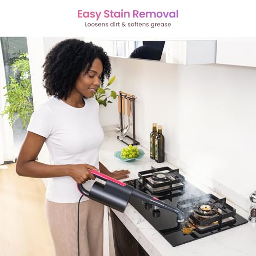 19-in-1 Steam Mop for Floor Cleaning with Handheld Steamer