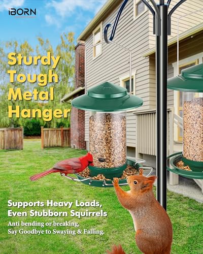 Bird feeders for Outdoors Metal Chew Resistant