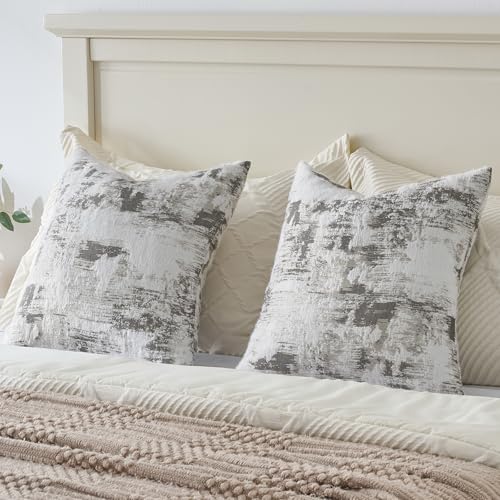 Pack of 2 Faux Cashmere Throw Pillow Covers 24x24 Inch (2 Count)