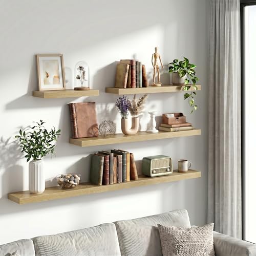 36 Inch Floating Shelves Wall Mounted for Display (2 Count)