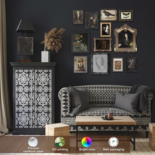 12PCS Unframed Dark Academia Moody Gothic Art (12 Count)