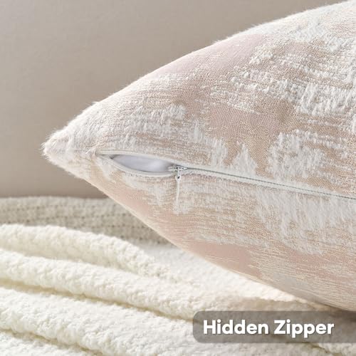 Pack of 2 Faux Cashmere Throw Pillow Covers 22x22 Inch (2 Count)