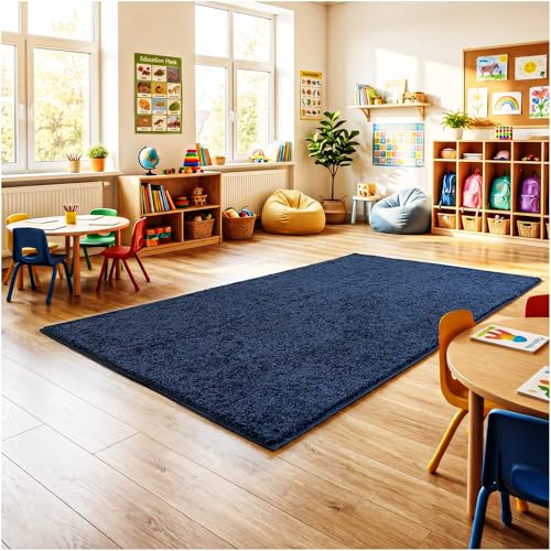 Soft & Colorful 9' x 9' Kids Classroom Area Rug