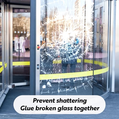 Security Safety Shatterproof Window Film 4 Mil Clear 11.8x78.7in