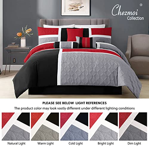 Upland 7 Piece Quilted Patchwork Comforter Set