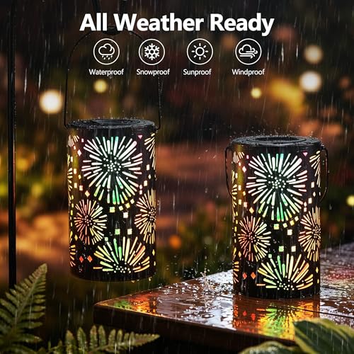 Solar Lantern Outdoor (2 Count)