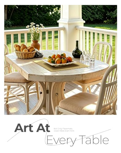 Gold Frame Placemats Set of 24 (24 Count)