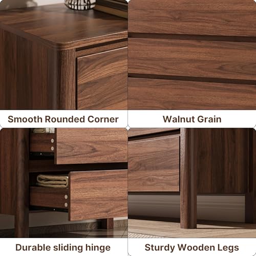 Walnut Dresser for Bedroom