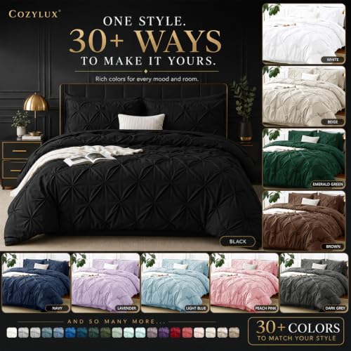 Oversized Queen Comforter Set Grayish Purple