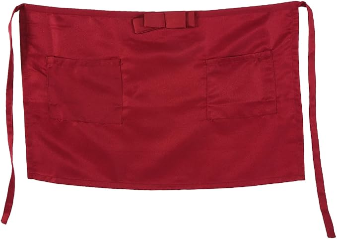 ZJchao Apron, Half Length Kitchen Aprons Aprons With Pockets for Kitchen or Serving