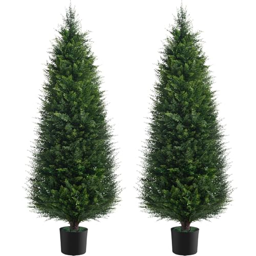 2Pack 4FT Artificial Cedar Tree (2 Count)