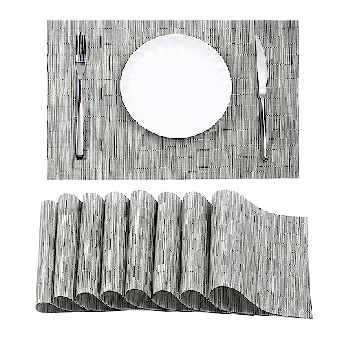 Silver Placemats Set of 8 (8 Count)
