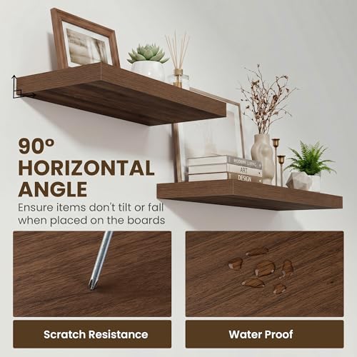 36 Inch Floating Shelves for Wall Set of 2