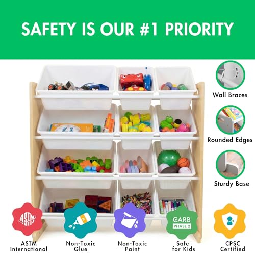 Kids Toy Organizer with 12 Bins