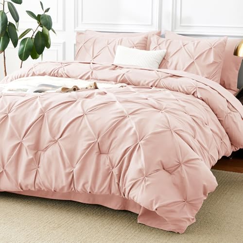 Oversized Queen Comforter Set Peach Pink