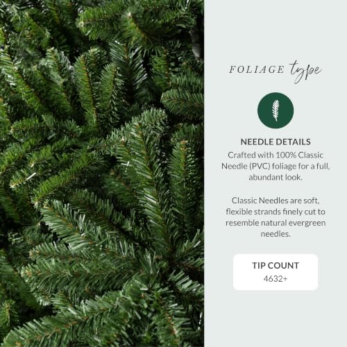 9 ft Unlit Classic Blue Spruce