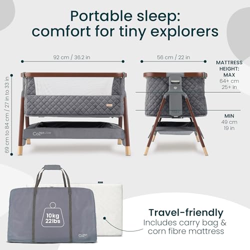 CoZee® Luxe Bedside Bassinet