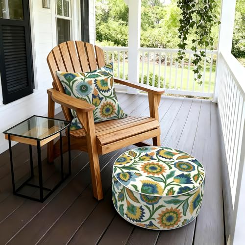 Inflatable Stool Ottoman Footrest with Handle