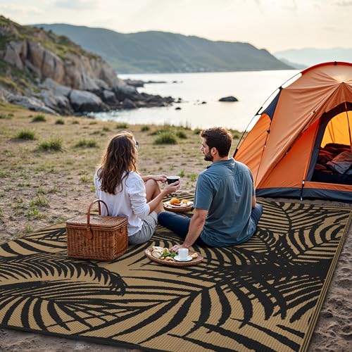 Outdoor Rug Waterproof Plastic Rugs for Patio (80 Sq Ft)