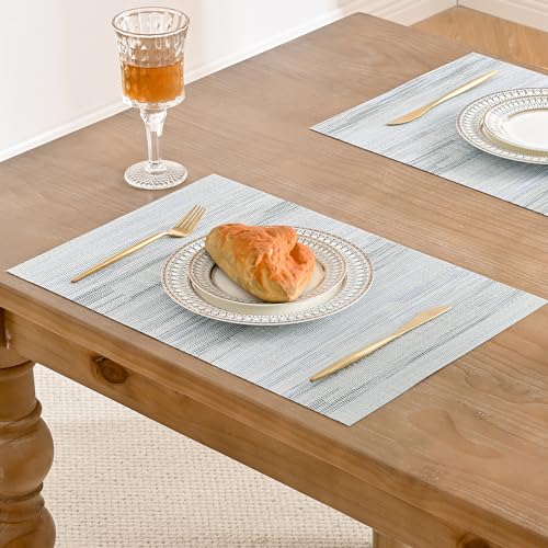 LightSteel Blue Placemats Set of 12 (12 Count)