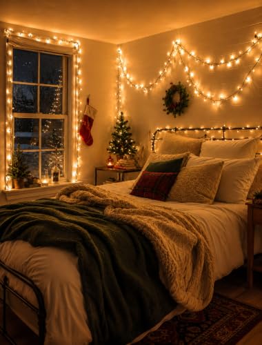 Clear Christmas Lights Outdoor Indoor (50 Count)